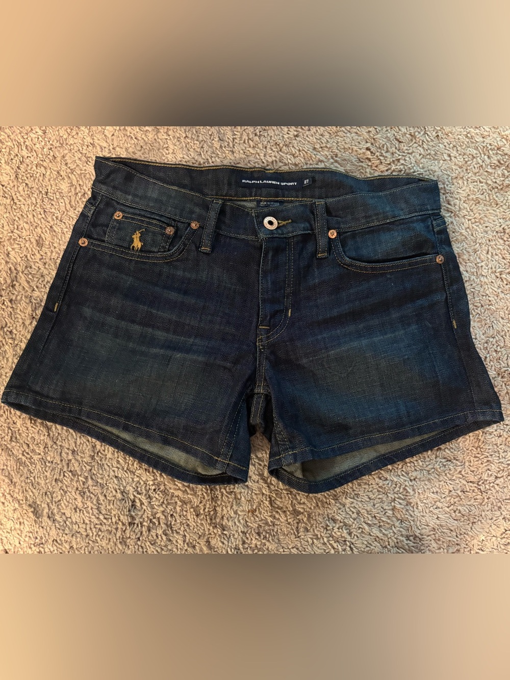 Ralph Lauren Dark Navy Denim Women’s Shorts